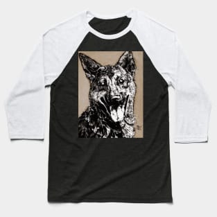 Portrait of a Dog by Dick Ket Baseball T-Shirt